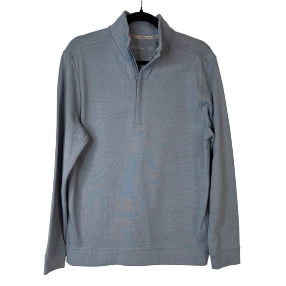 Walter Hagen Small Mens Golf Midweight 1/4 Zip Pullover Grey Sky Heather NWT - Picture 3 of 14